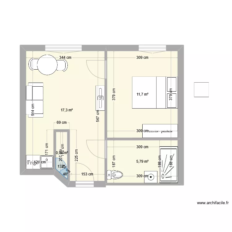 EXE T2 La Seyne gai versant. Plan de 