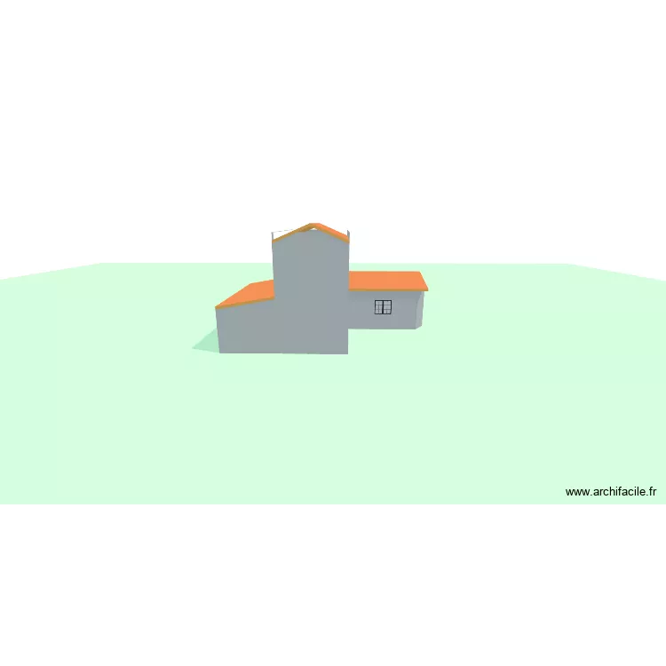 Plan &agrave; l\'&eacute;chelle 96. Plan de 6  et 241 m²