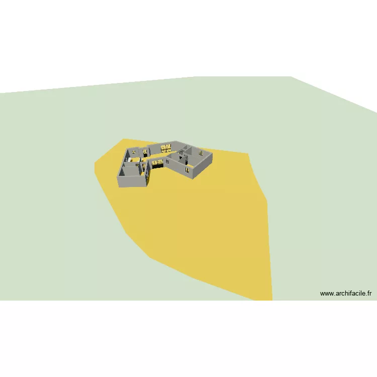 BIBOU. Plan de 7  et 126 m²