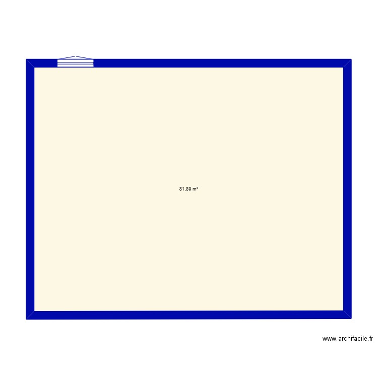 ARGENT. Plan de 1 pièce et 82 m2