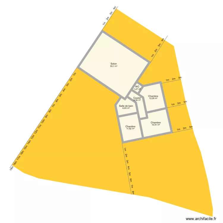 plan kevin ok. Plan de 7  et 111 m²