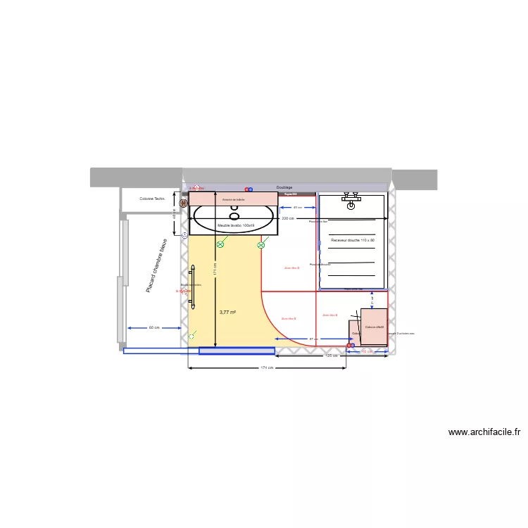 SDB Rossan_V 2_120x90 rect Oyex. Plan de 1 et 4 m² SDB Rossan_V 2_120x90 rect Oyex. Plan de 1 et 4 m²