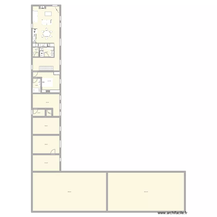 mamie &agrave; vendre. Plan de 14  et 344 m²