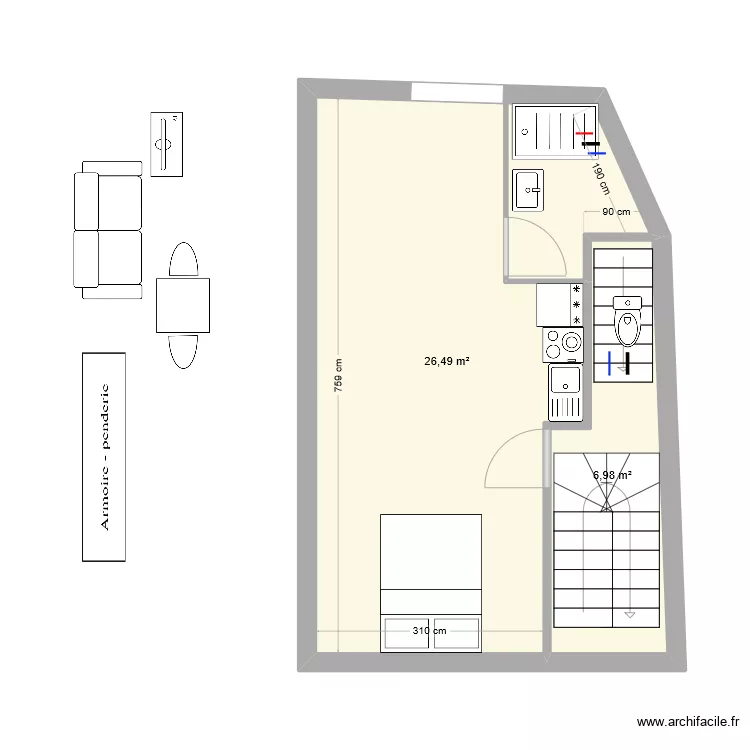 Etage 3. Plan de 