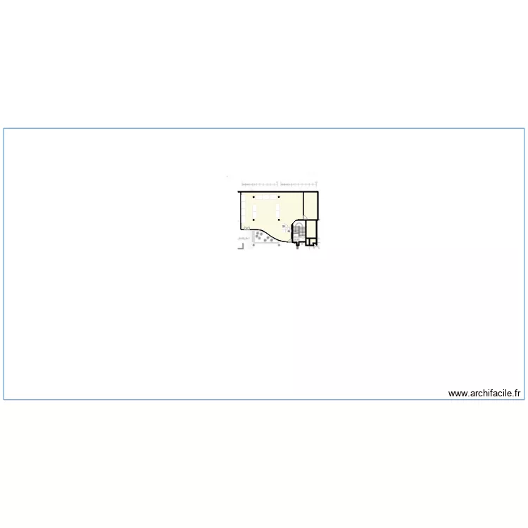 salle noire. Plan de salle noire. Plan de