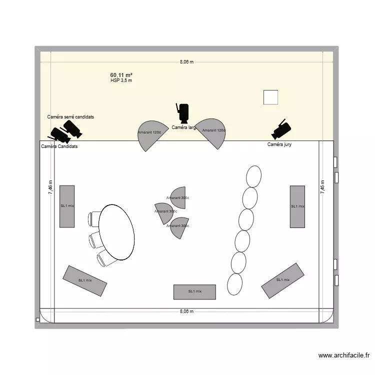 CYCLORAMA LINA. Plan de 