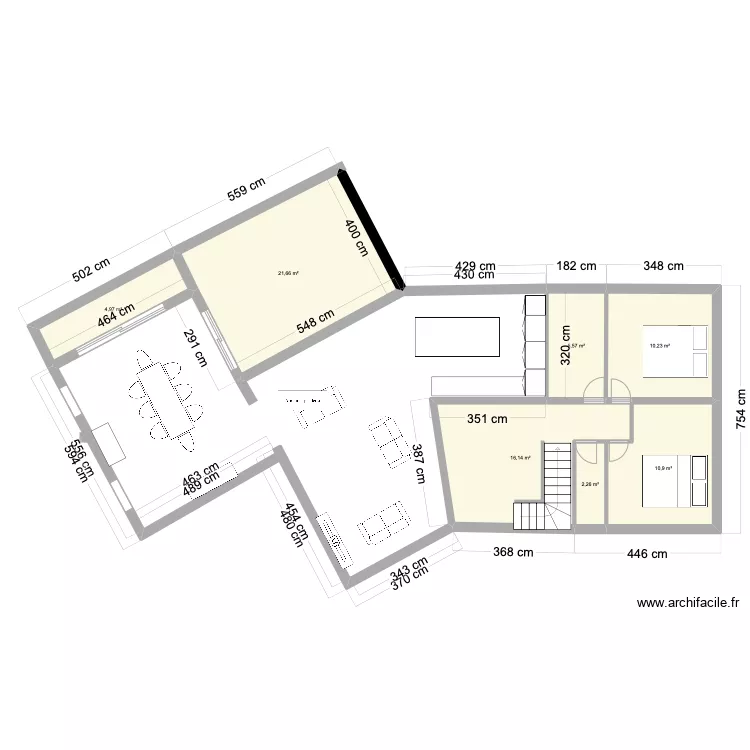 LA LANDE DU TEMPLE 13. Plan de 