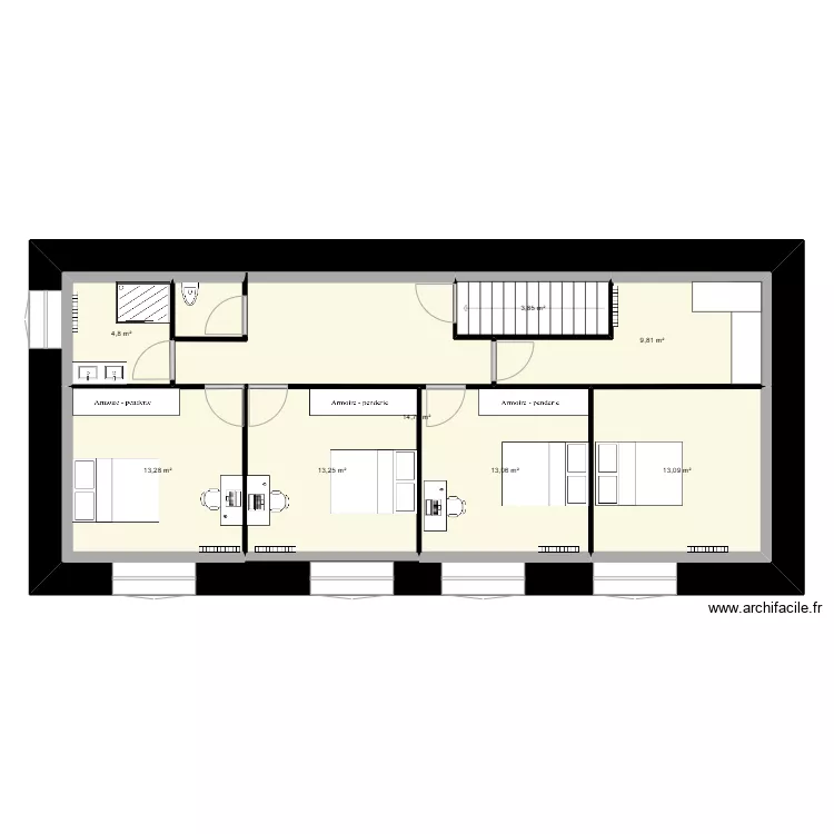 Etage 1jllll. Plan de 