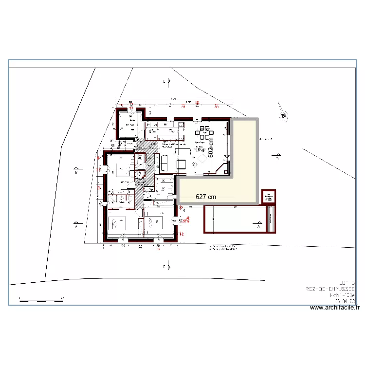 terrasse Guagliola B. Plan de 