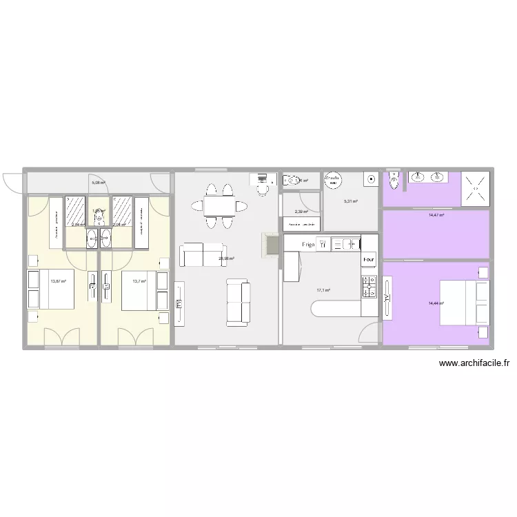 Base plan maison 2. Plan de 