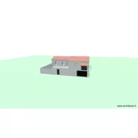 Plan de masse maison aprés travaux