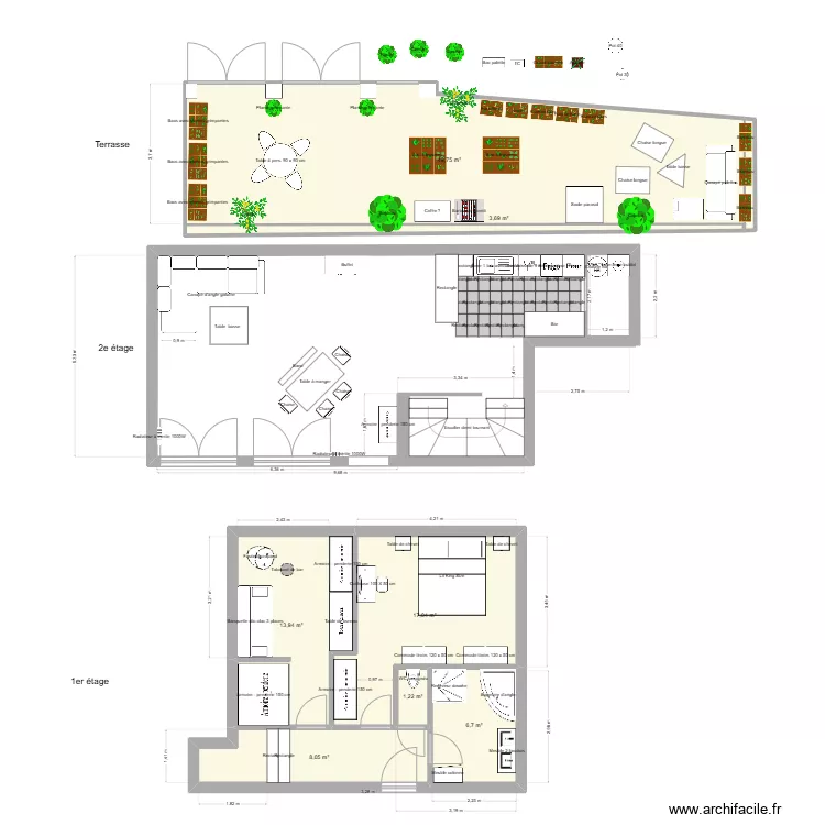 10 passage Rivi&egrave;re Terrasse v2. Plan de 