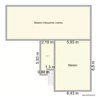 Plan de masse 3D - Après terrasse