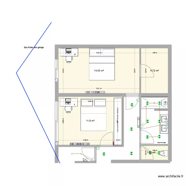 fessy. Plan de 4 et 32 m² fessy. Plan de 4 et 32 m²