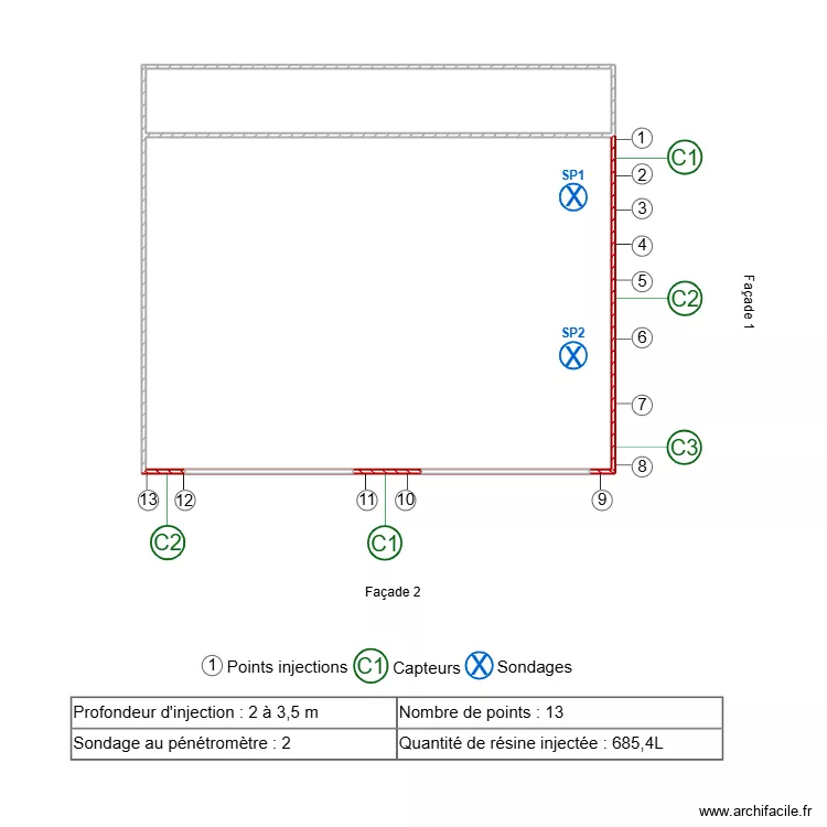 Vigier. Plan de 2 et 41 m² Vigier. Plan de 2 et 41 m²