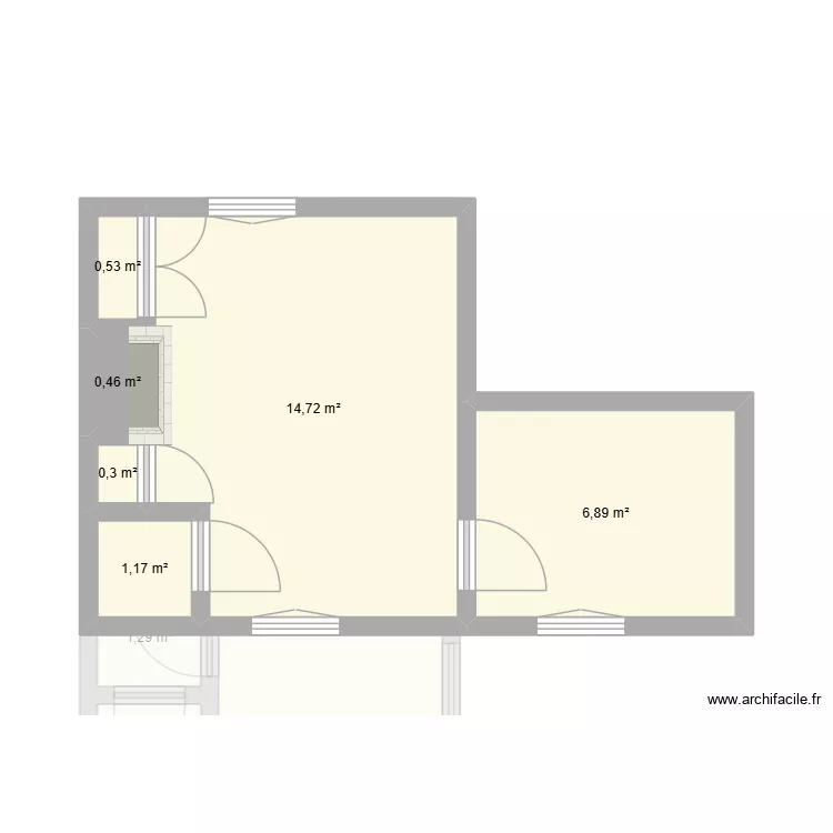 RANDJELOVIC - BERNAY. Plan de 16 et 74 m² RANDJELOVIC - BERNAY. Plan de 16 et 74 m²