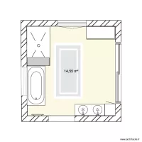 Plan agencement Salle de bain Deauville