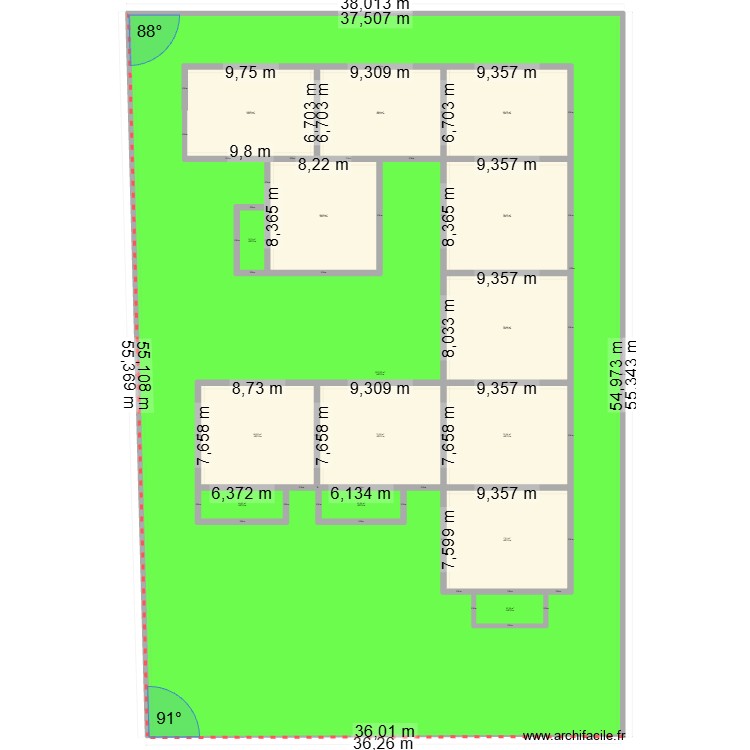 IMMEUBLE LE MUY 8. Plan de 0 pièce et 0 m2