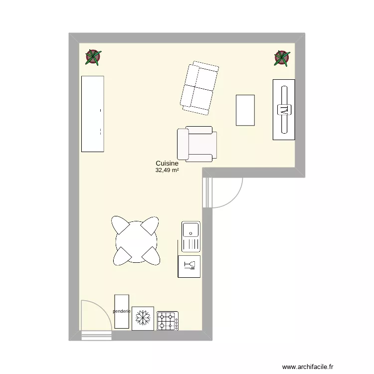 salon les lucs. Plan de 1 et 32 m² salon les lucs. Plan de 1 et 32 m²