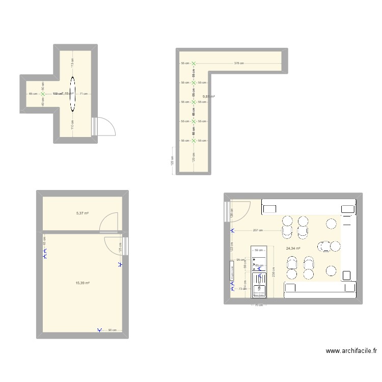 Speakeasy. Plan de 0 pièce et 0 m2
