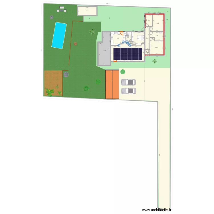 maison muy test terrasse. Plan de 