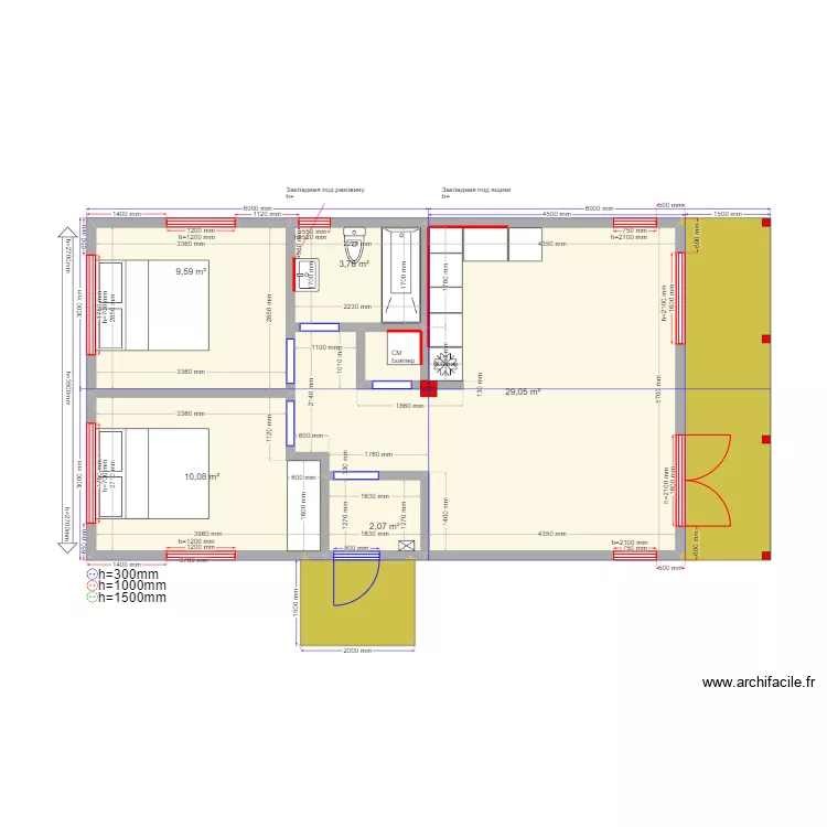Barn Ярославль план11. Plan de 