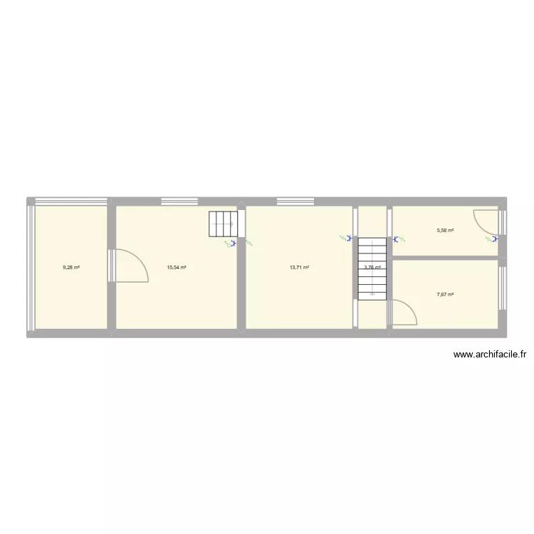 Lauré +0. Plan de 6 Pièces et 56 m² Lauré +0. Plan de 6 Pièces et 56 m²