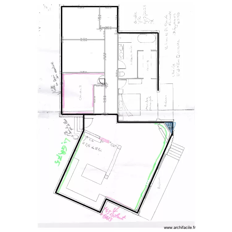 NICOLA. Plan de 