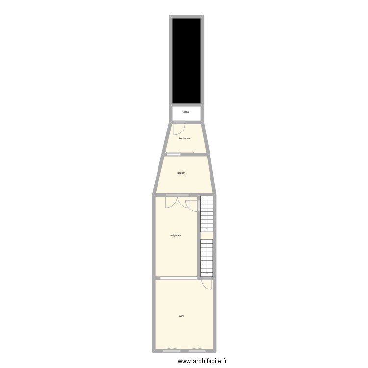 plan V+1 Blauwstr. Plan de 0 pièce et 0 m2