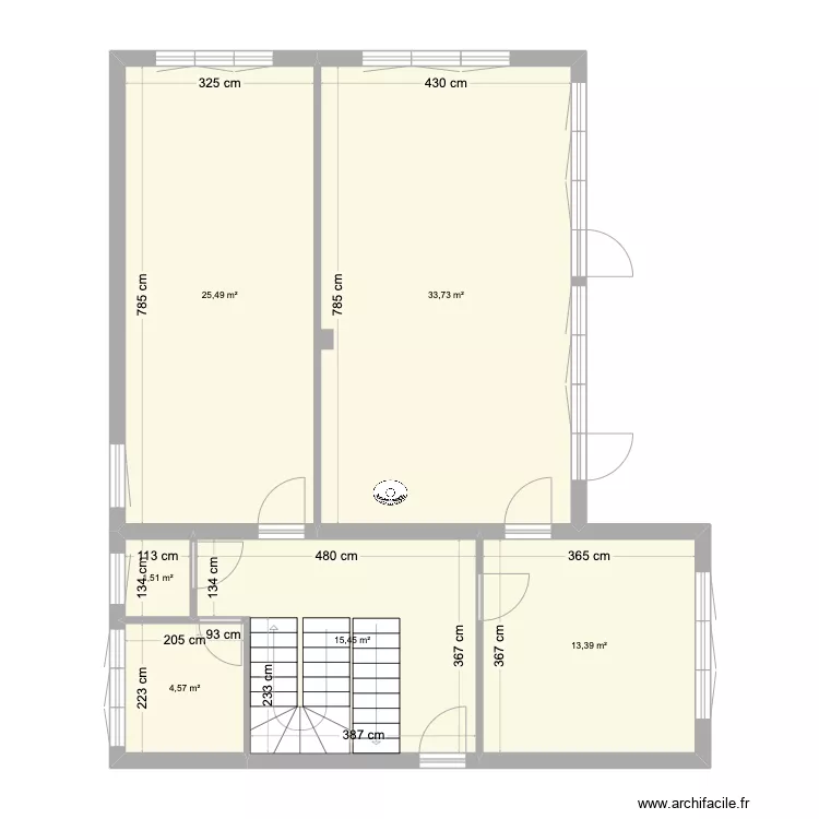 maison. Plan de 