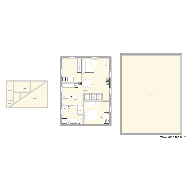 obersaasheimv2. Plan de 8 pièces et 186 m2