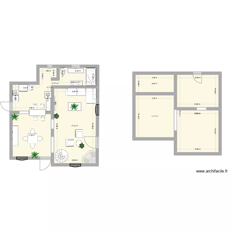Le 31. Plan de 6 et 106 m² Le 31. Plan de 6 et 106 m²
