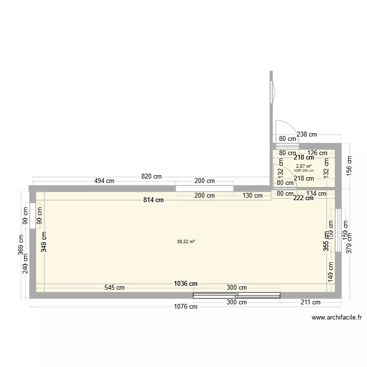 LONGEAVOUX. Plan de 