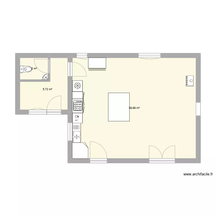 Maison de la SOurce. Plan de 