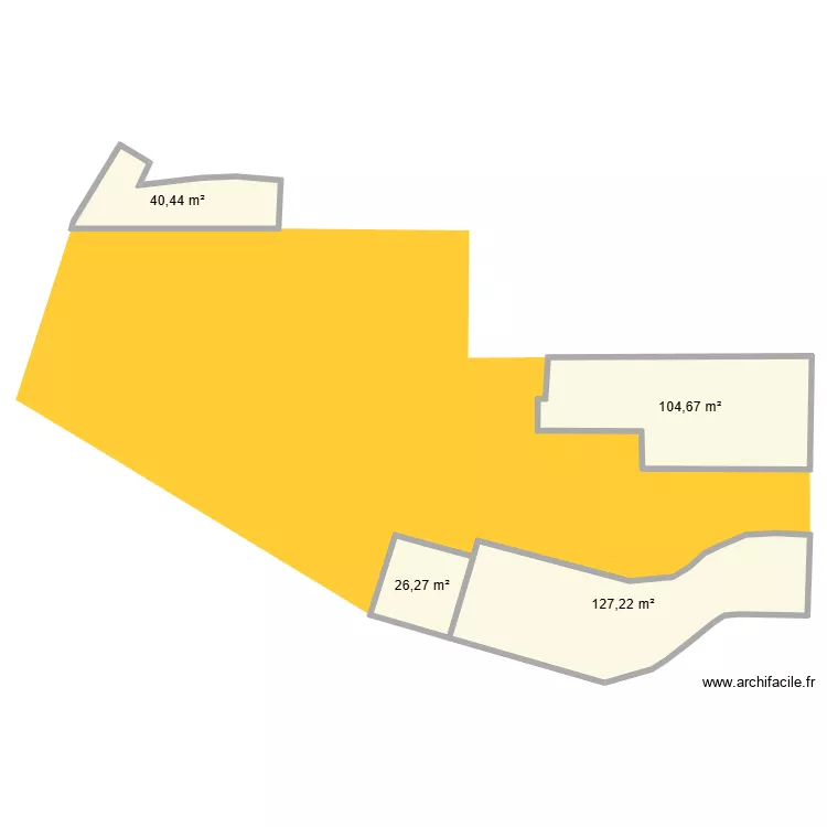 AL101. Plan de 4 et 299 m² AL101. Plan de 4 et 299 m²