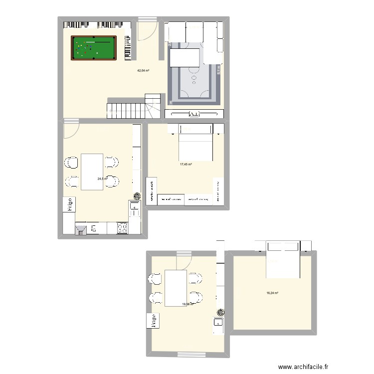 🤪🤪🤪AmAuRy MaHoUt MaIsOn De ReVe 🤪🤪🤪. Plan de 5 pièces et 120 m2