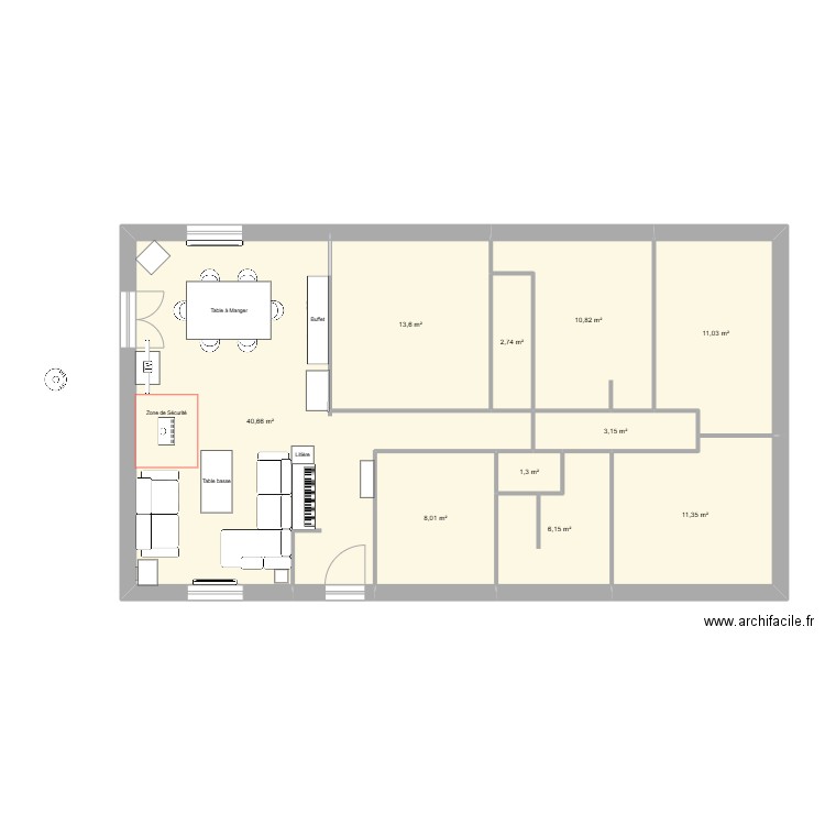 Future ?. Plan de 10 pièces et 109 m2