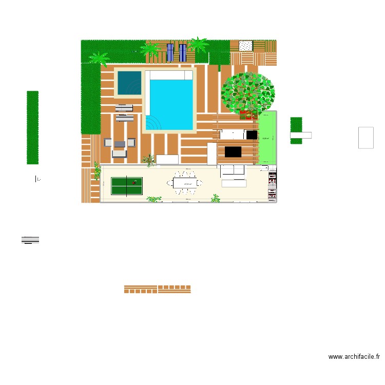 Extérieur mont Vernon 3 vol 10. Plan de 2 pièces et 56 m2