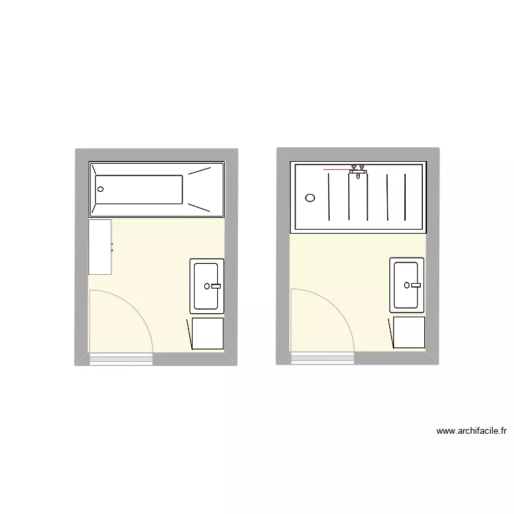 four justine. Plan de 