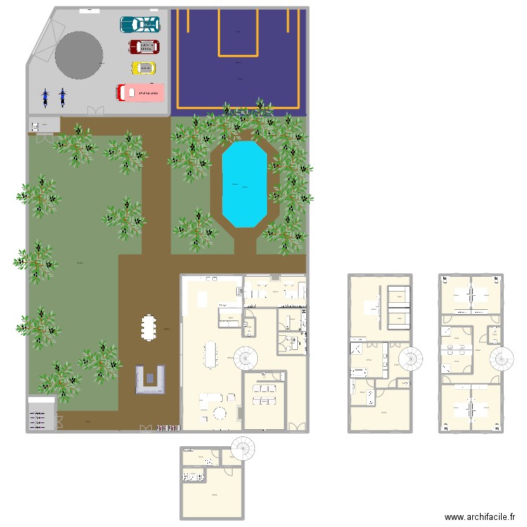 eUROMILLION 2,. Plan de 39 pièces et 2102 m2