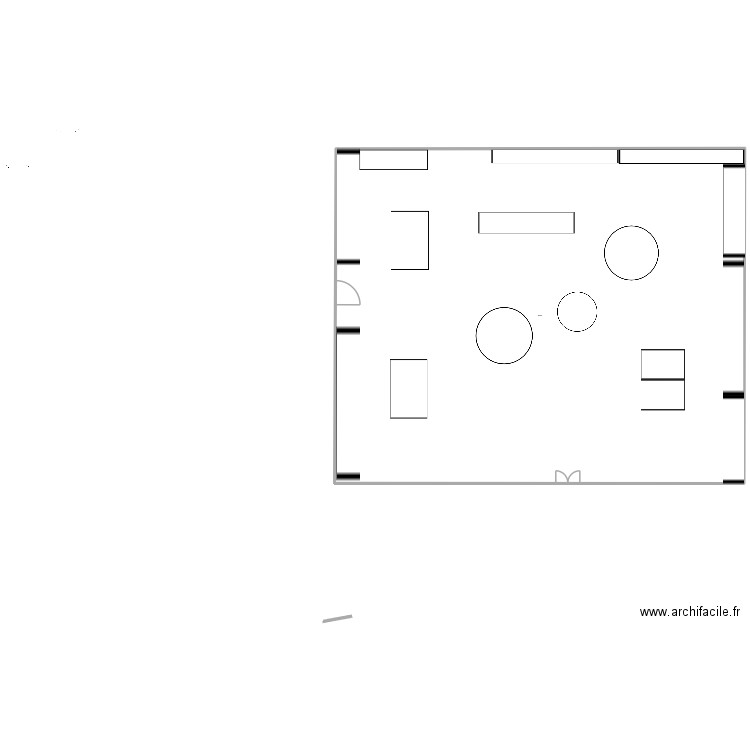 PLAN. Plan de 1 pièce et 1577 m2