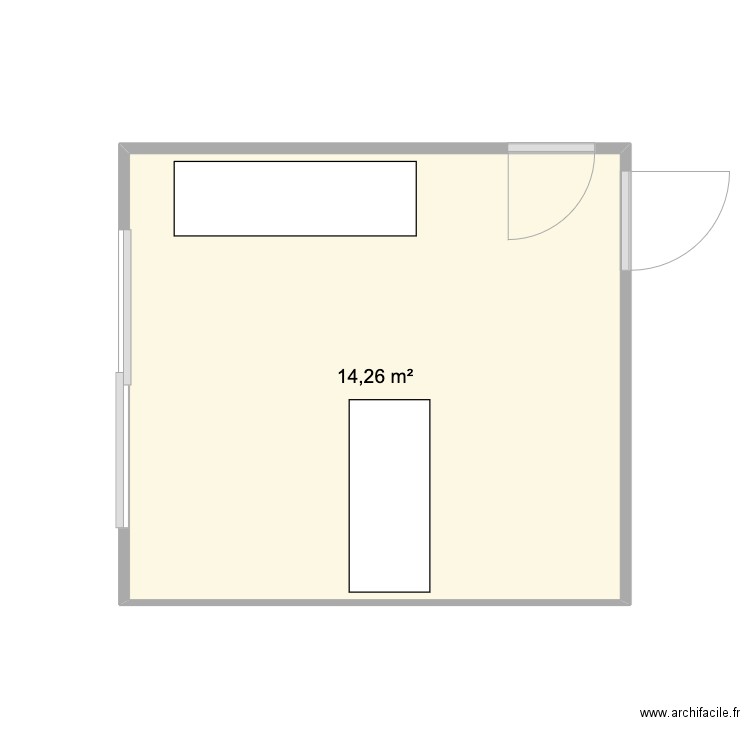 Bureau. Plan de 0 pièce et 0 m2