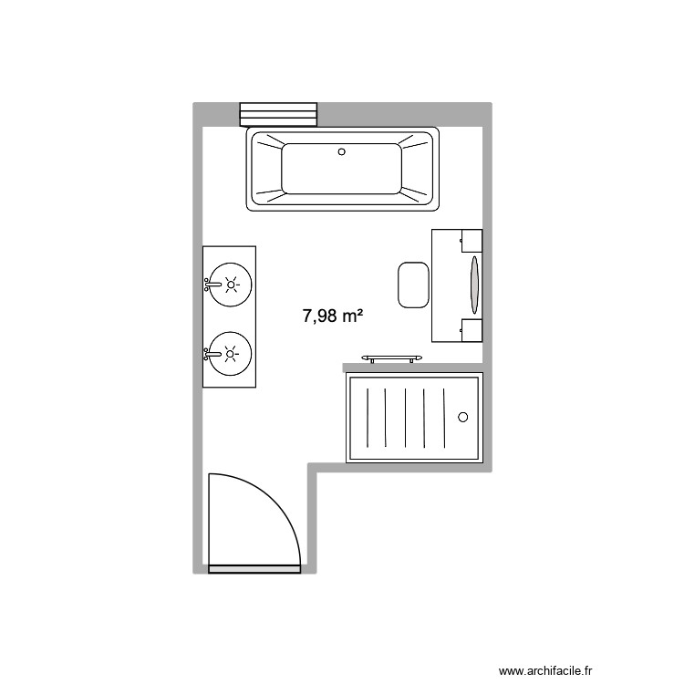SDB SSO 4. Plan de 0 pièce et 0 m2