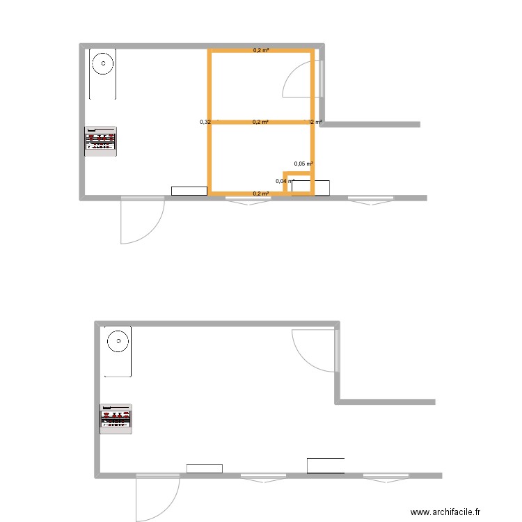terrasse. Plan de 0 pièce et 0 m2