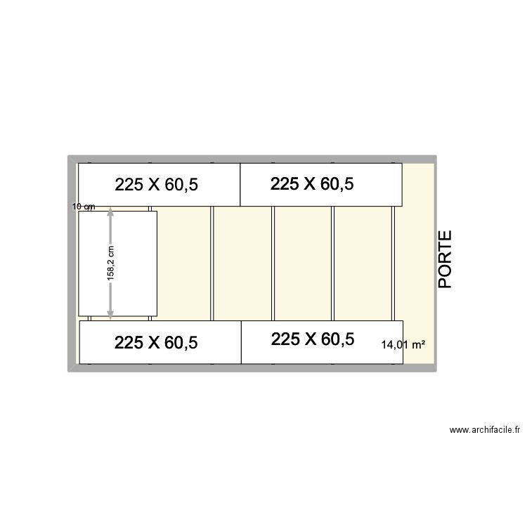 Garage. Plan de 0 pièce et 0 m2