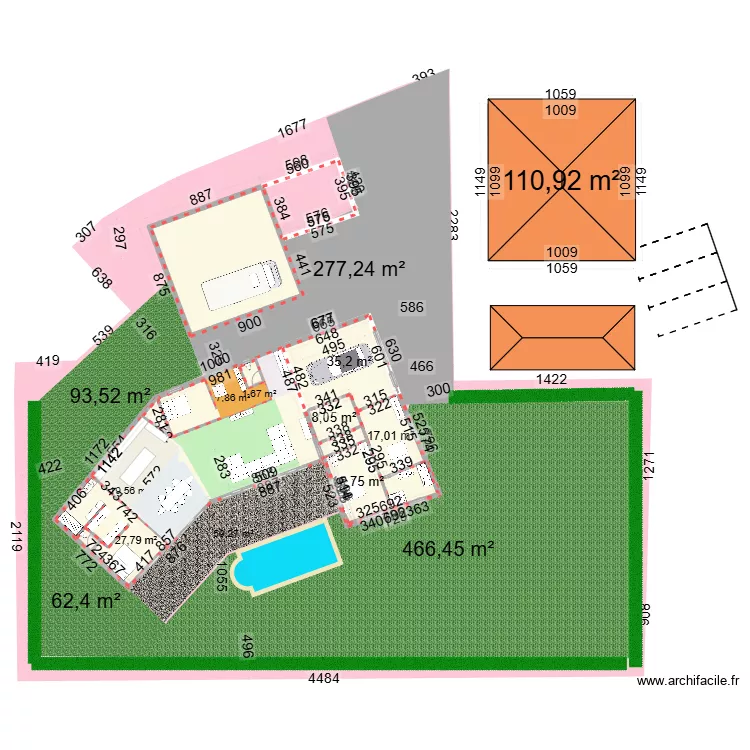 MAISON DAMAS. Plan de 
