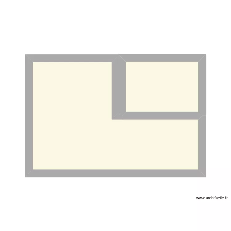 MAISON2. Plan de 2  et 20 m²