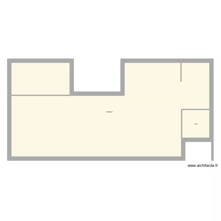 MAISON DE L\'AMOUR. Plan de 2  et 193 m²