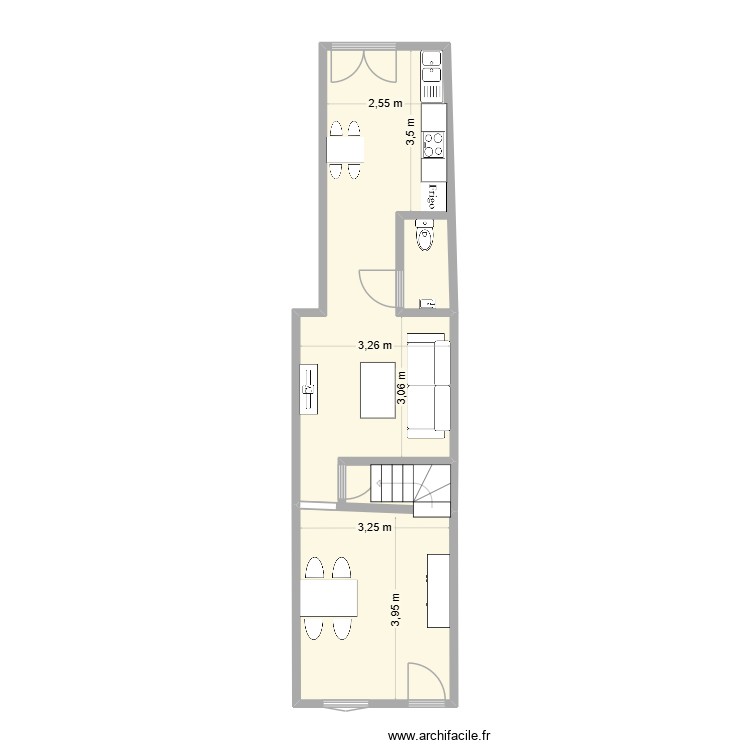 REZ. Plan de 0 pièce et 0 m2