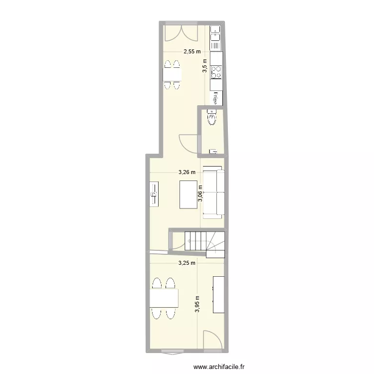REZ. Plan de 2 et 40 m² REZ. Plan de 2 et 40 m²